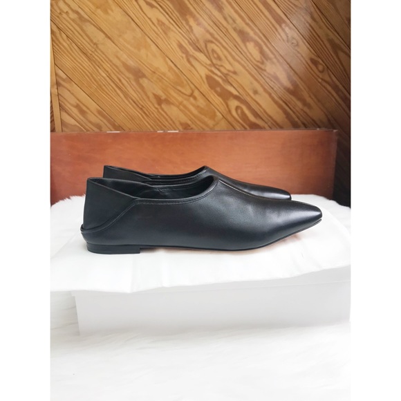VINCE Branine Ballet Loafer Flats in Black - Picture 5 of 9